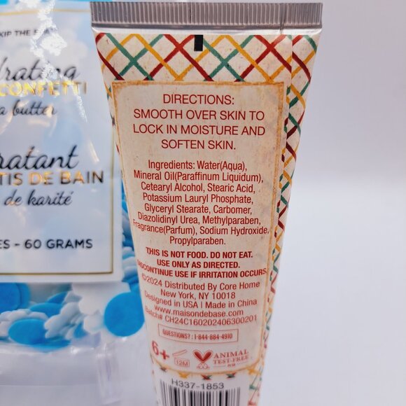 Holiday Bath Bundle Christmas Snowflake Bath Confetti & Marshmallow Hand Cream - Picture 6 of 6